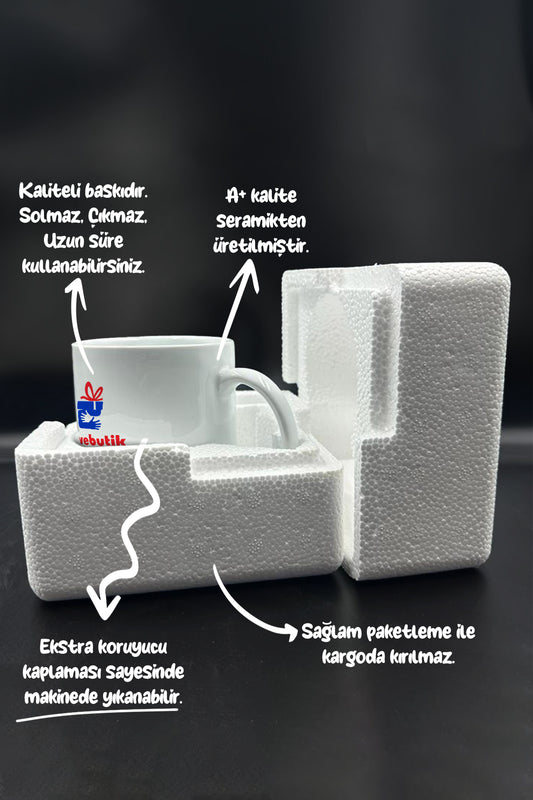"Arkadaşlarım Bana 006 Derler" Baskılı Kupa Bardak