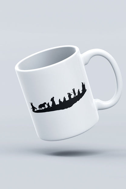 Lord Of The Rings Silüetler Baskılı Hediyelik Kupa Bardak