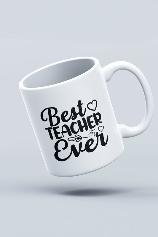 "best Teacher Ever" Baskılı Öğretmenler Gününe Özel Hediyelik Kupa Bardak