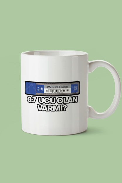 "0.7 Ucu Olan Varmı" Baskılı Kupa Bardak
