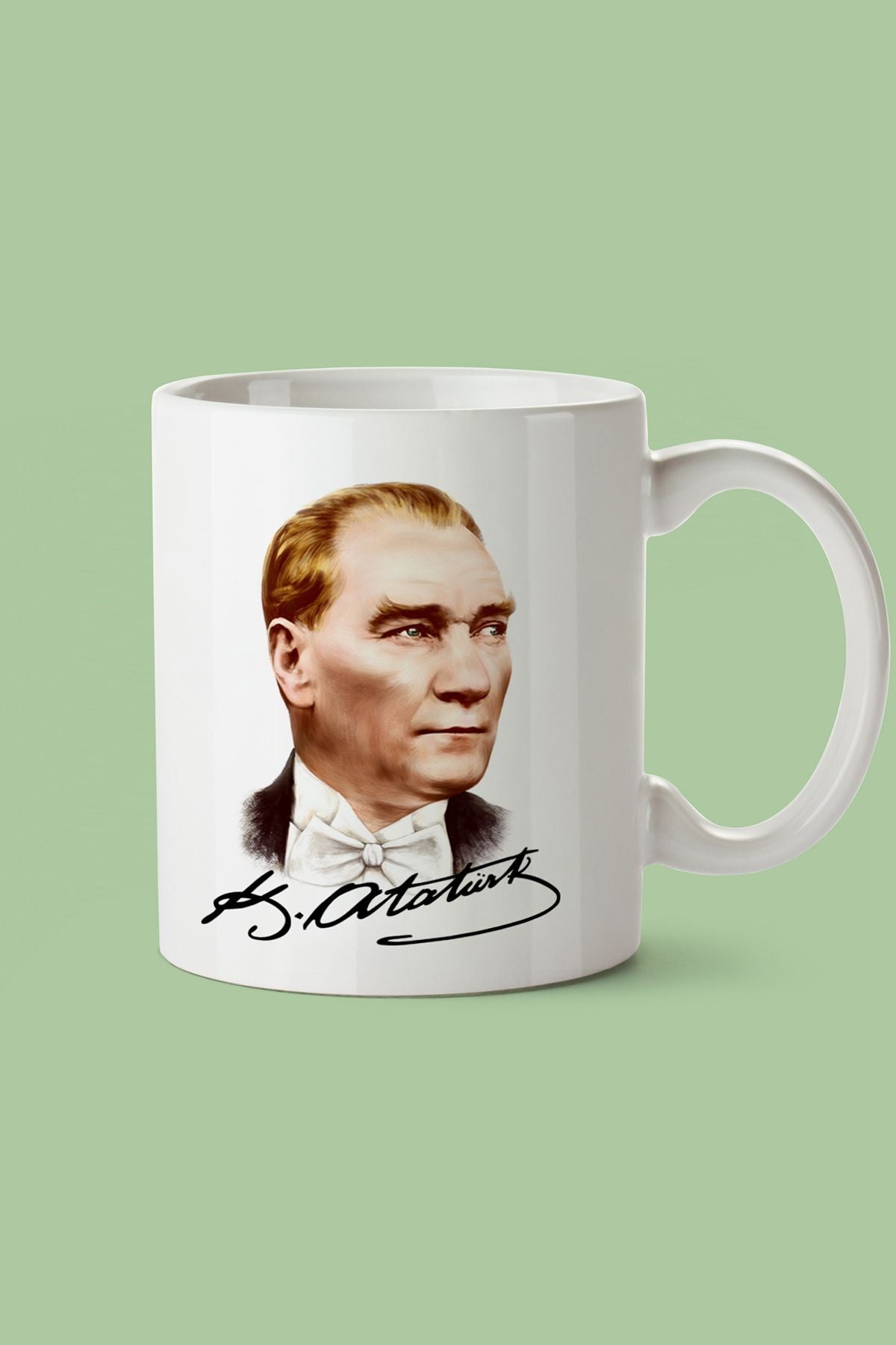 Öğretmenler Günü Hediyesi Atatürk Baskılı Kupa Bardak