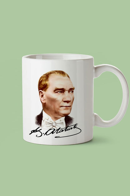 Öğretmenler Günü Hediyesi Atatürk Baskılı Kupa Bardak