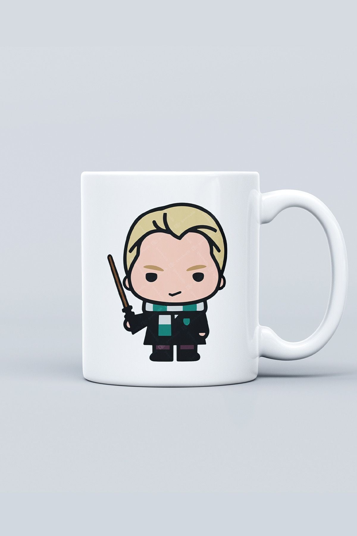 Öğretmenler Günü Hediyesi Malfoy Baskılı Kupa Bardak - Harry Potter