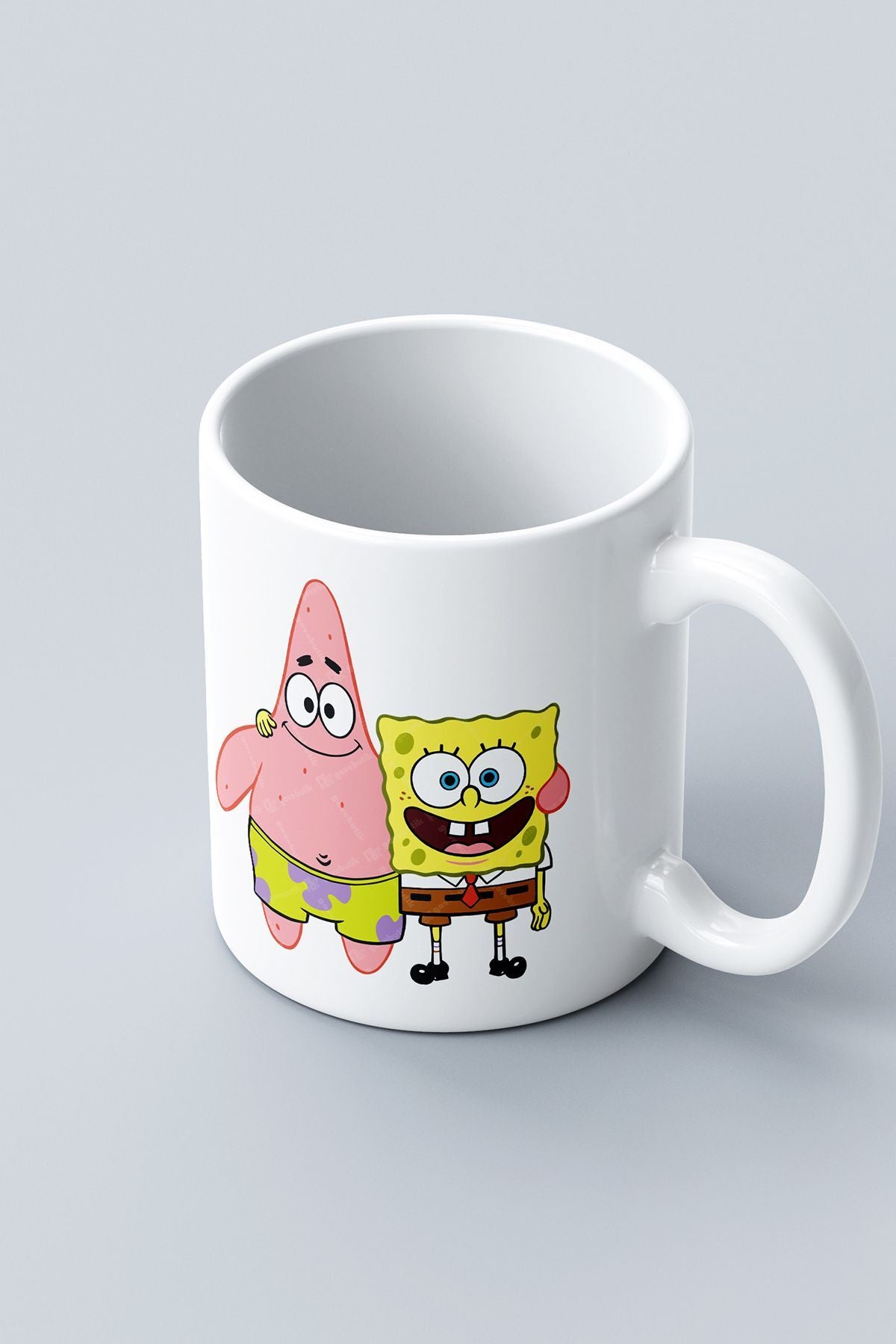 "Sünger Bob" Baskılı Hediyelik Kupa Bardak