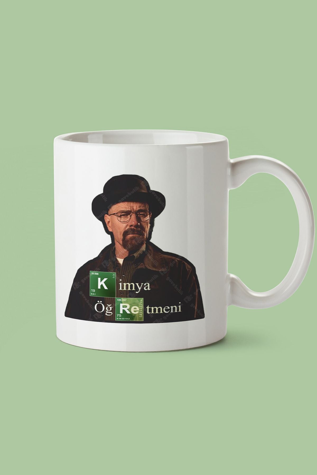 "Kimya Öğretmeni" Baskılı Kupa Bardak