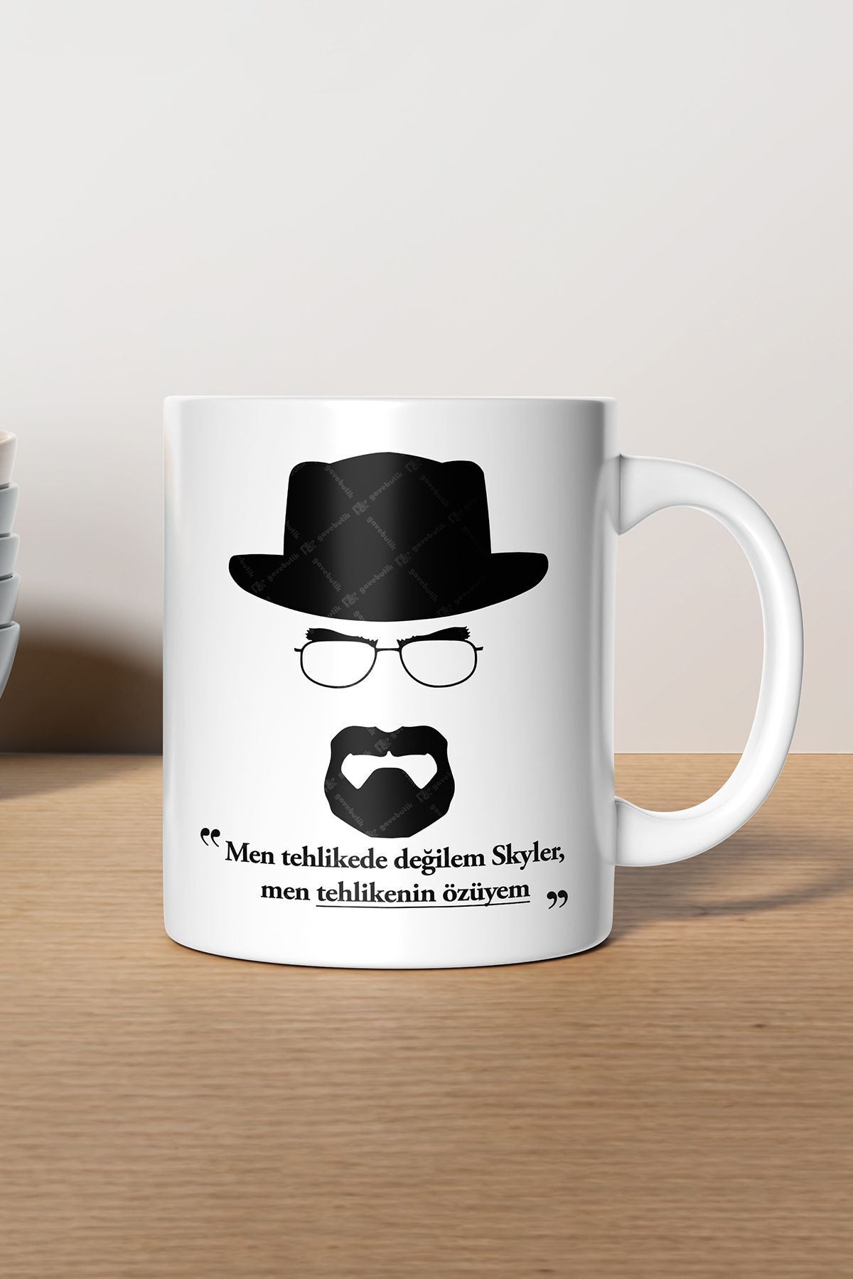 "men Tehlikede Değilem Skyler" Breaking Bad Baskılı Kupa Bardak - Sevgililer Günü Hediye