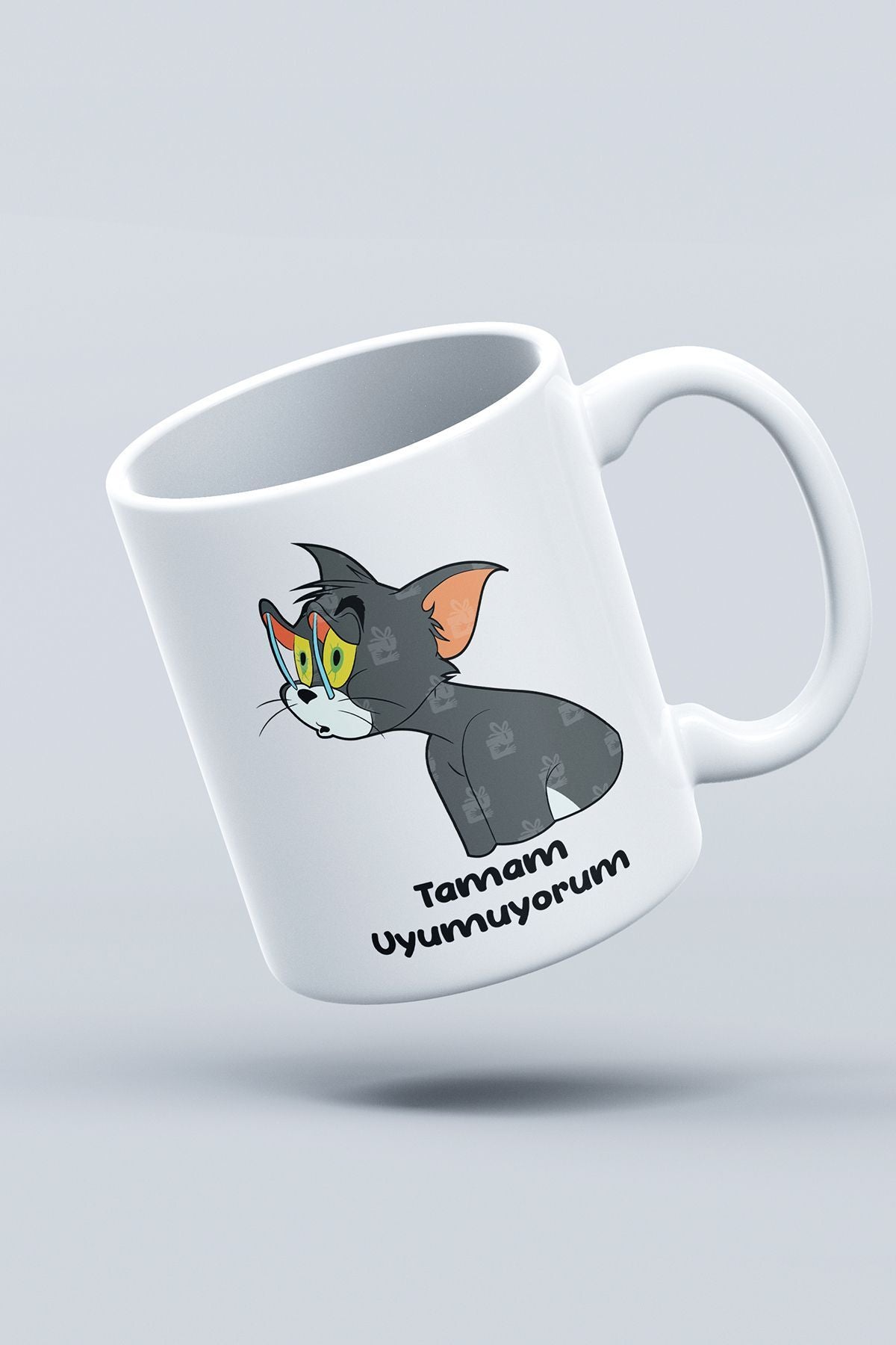 "tamam Uyumuyorum" Baskılı Kupa Bardak - Sevgililer Günü Hediye