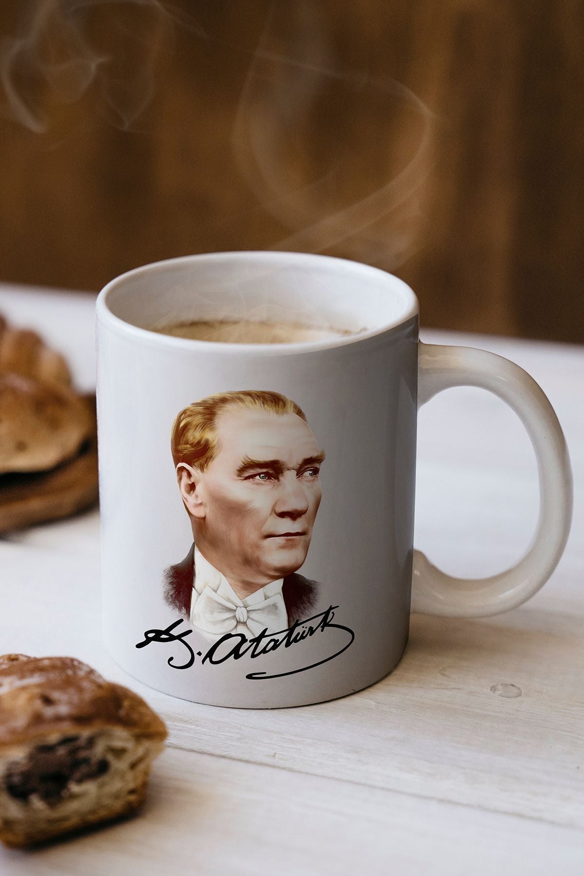 Öğretmenler Günü Hediyesi Atatürk Baskılı Kupa Bardak
