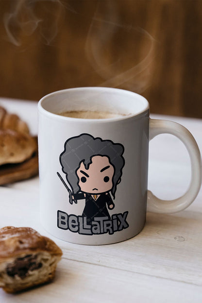 Öğretmenler Günü Hediyesi Bellatrix Baskılı Kupa Bardak - Harry Potter
