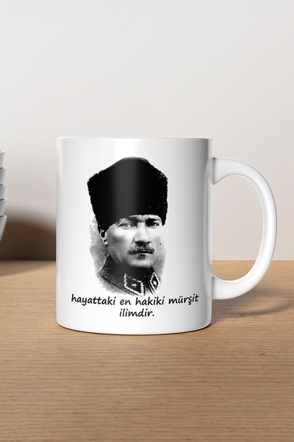 "Atatürk" Baskılı Kupa Bardak C