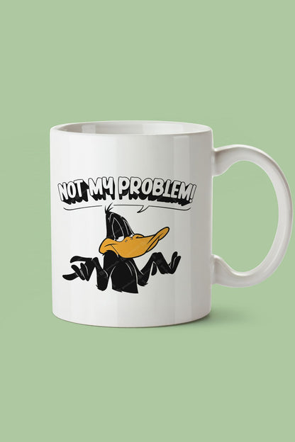 "not My Problem" Duffy Duck Baskılı Kupa Bardak - Sevgililer Günü Hediye