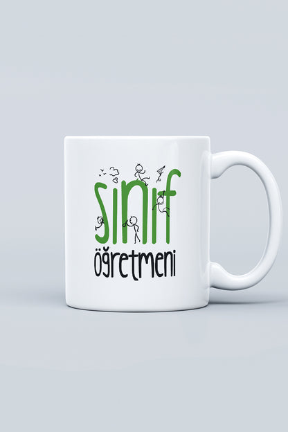 "sınıf Öğretmeni" Baskılı Öğretmenler Gününe Özel Hediyelik Kupa Bardak