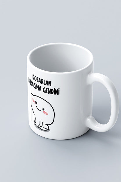 Öğretmenler Günü Hediyesi Dobarlan Bıragma Gendini Baskılı Kupa Bardak