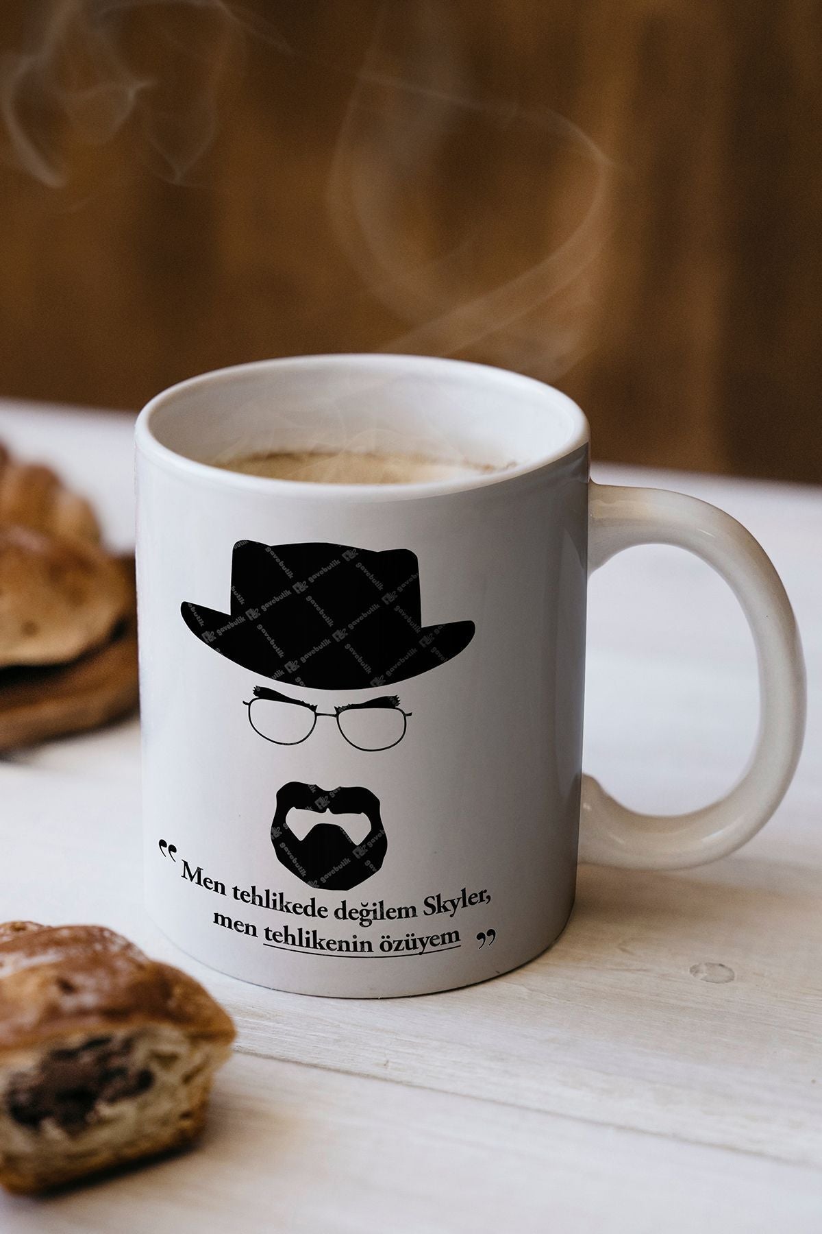 "men Tehlikede Değilem Skyler" Breaking Bad Baskılı Kupa Bardak - Sevgililer Günü Hediye