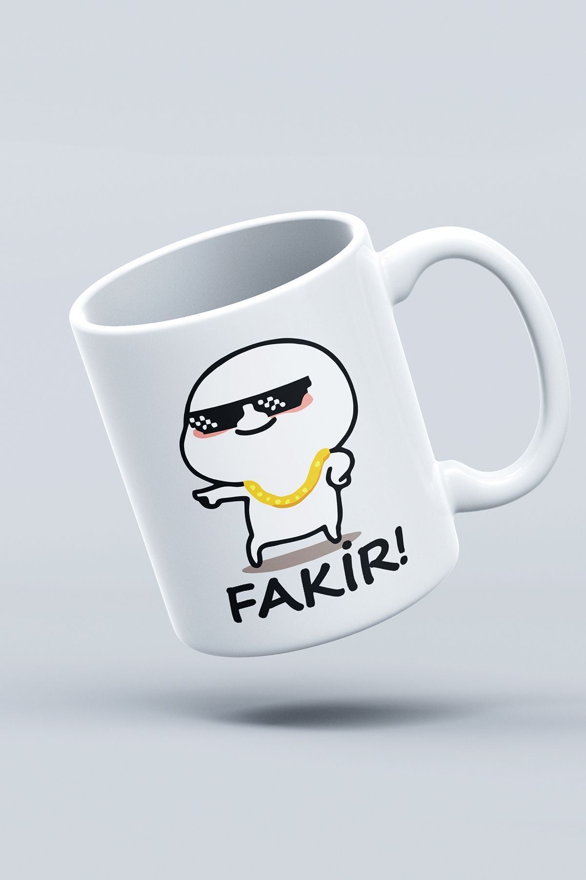 "Fakir" Çizgi Karakter Baskılı Hediyelik Kupa Bardak
