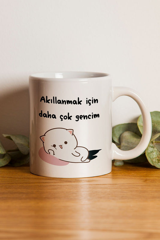 "akıllanmak Için Daha Çok Gencim" Baskılı Kupa Bardak - Sevgililer Günü Hediye