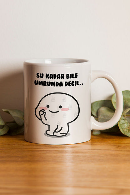 Öğretmenler Günü Hediyesi "şu Kadar Bile Umrumda Değil" Baskılı Kupa