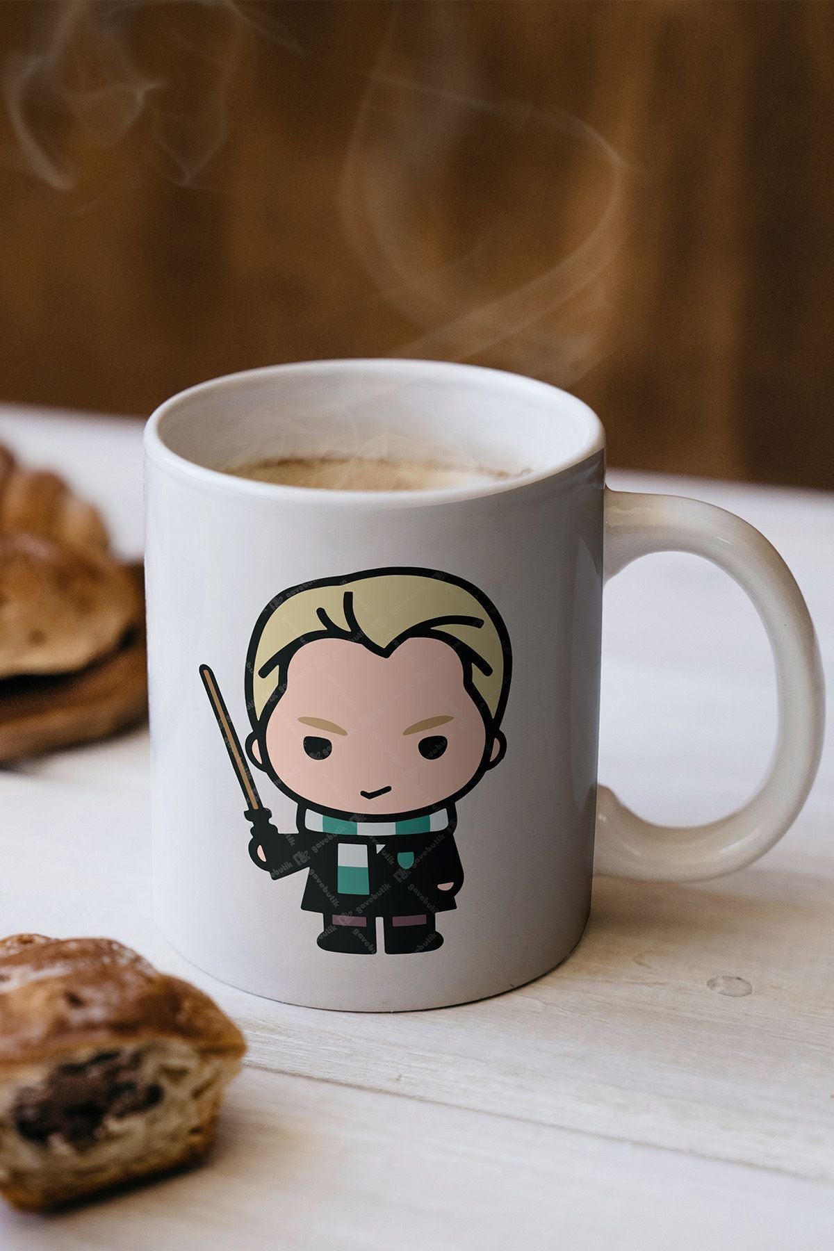 Öğretmenler Günü Hediyesi Malfoy Baskılı Kupa Bardak - Harry Potter