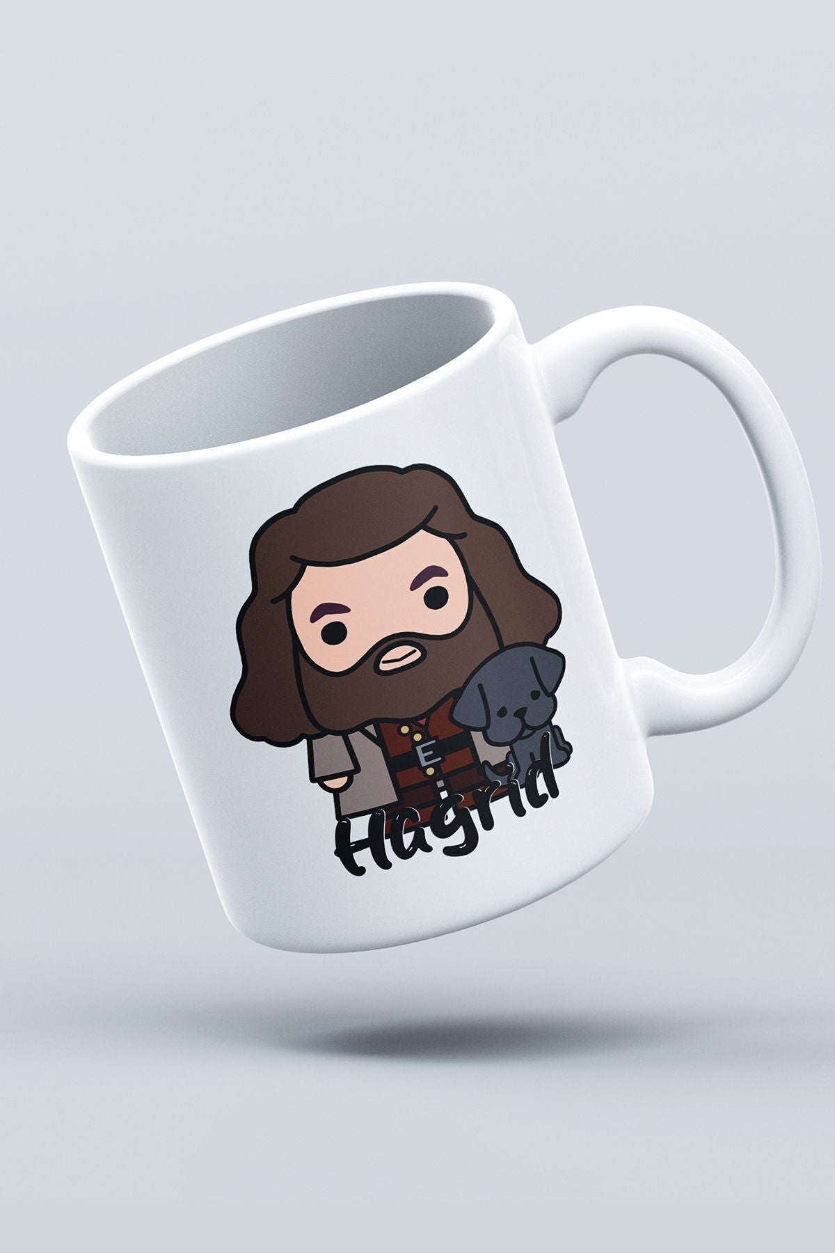 Öğretmenler Günü Hediyesi Hagrid Baskılı Kupa Bardak - Harry Potter