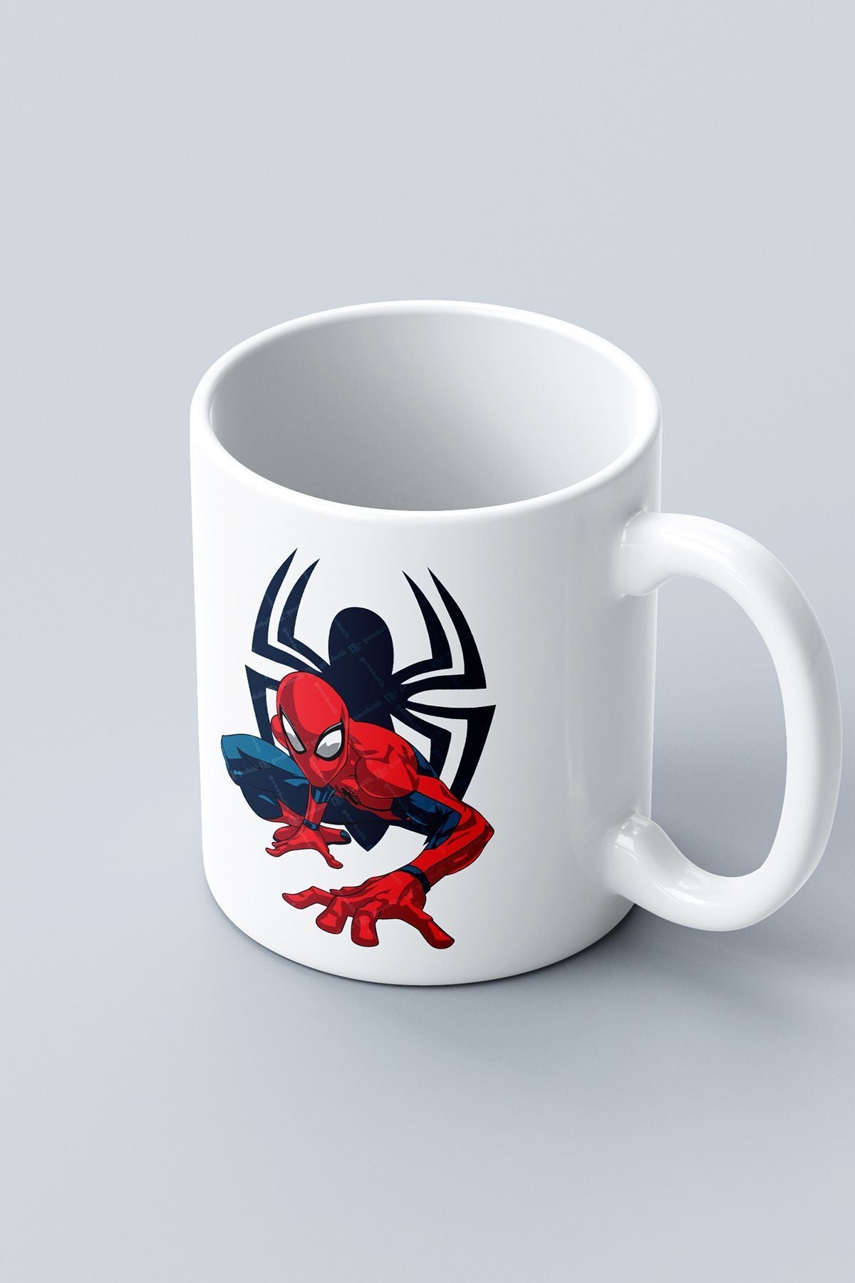 "spiderman" Baskılı Kupa Bardak - Sevgililer Günü Hediye