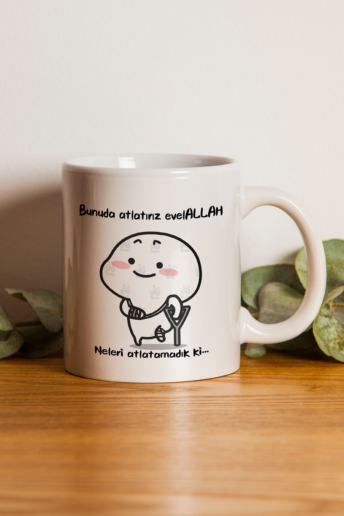 "bunu Da Atlatırız Evelallah" Baskılı Kupa - Sevgililer Günü Hediye