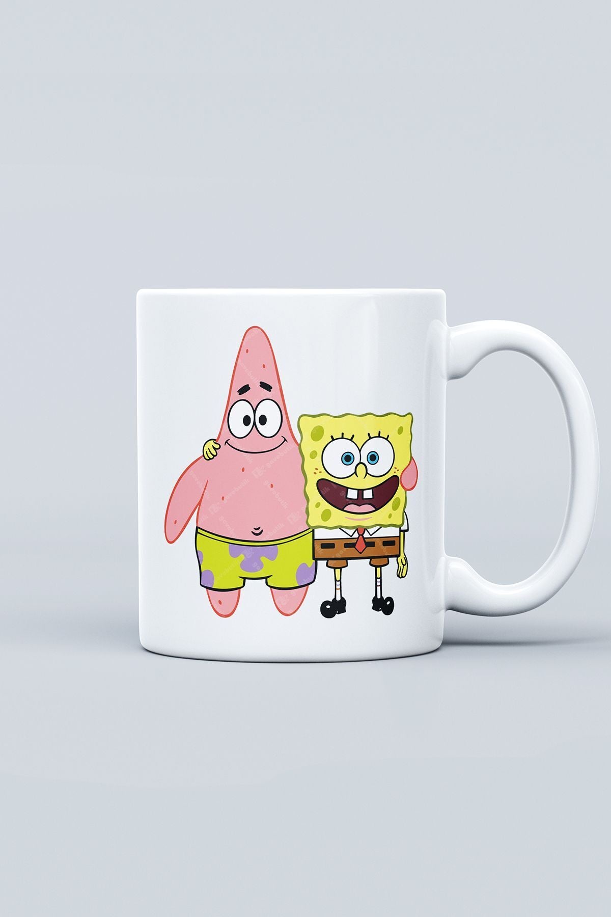 "Sünger Bob" Baskılı Hediyelik Kupa Bardak