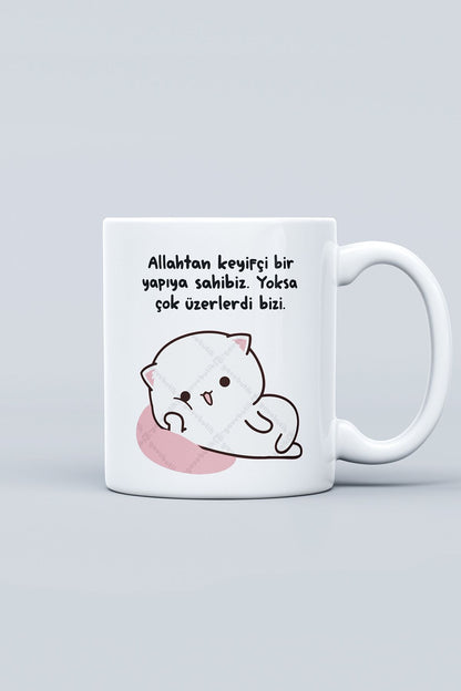 "allahtan Keyifçi Bi Yapımız Var" Baskılı Kupa Bardak - Sevgililer Günü Hediye