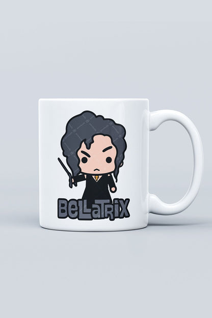 Öğretmenler Günü Hediyesi Bellatrix Baskılı Kupa Bardak - Harry Potter