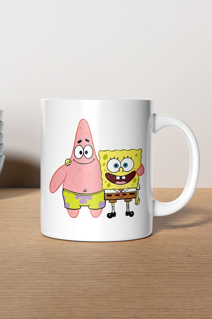 "Sünger Bob" Baskılı Hediyelik Kupa Bardak