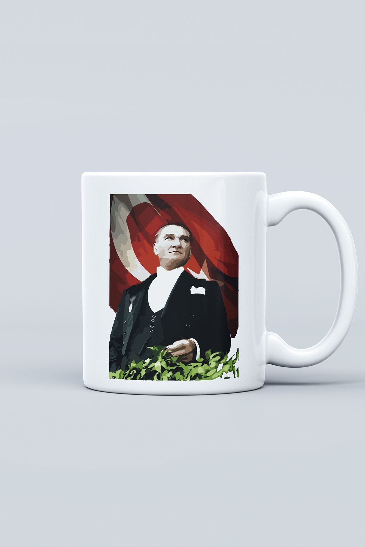 "Atatürk" Baskılı Hediyelik Kupa Bardak I