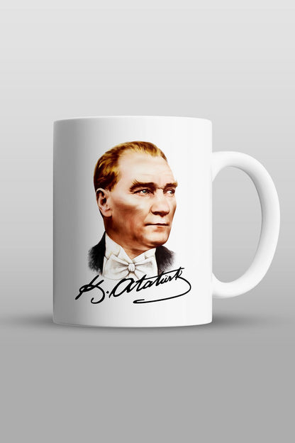 Öğretmenler Günü Hediyesi Atatürk Baskılı Kupa Bardak