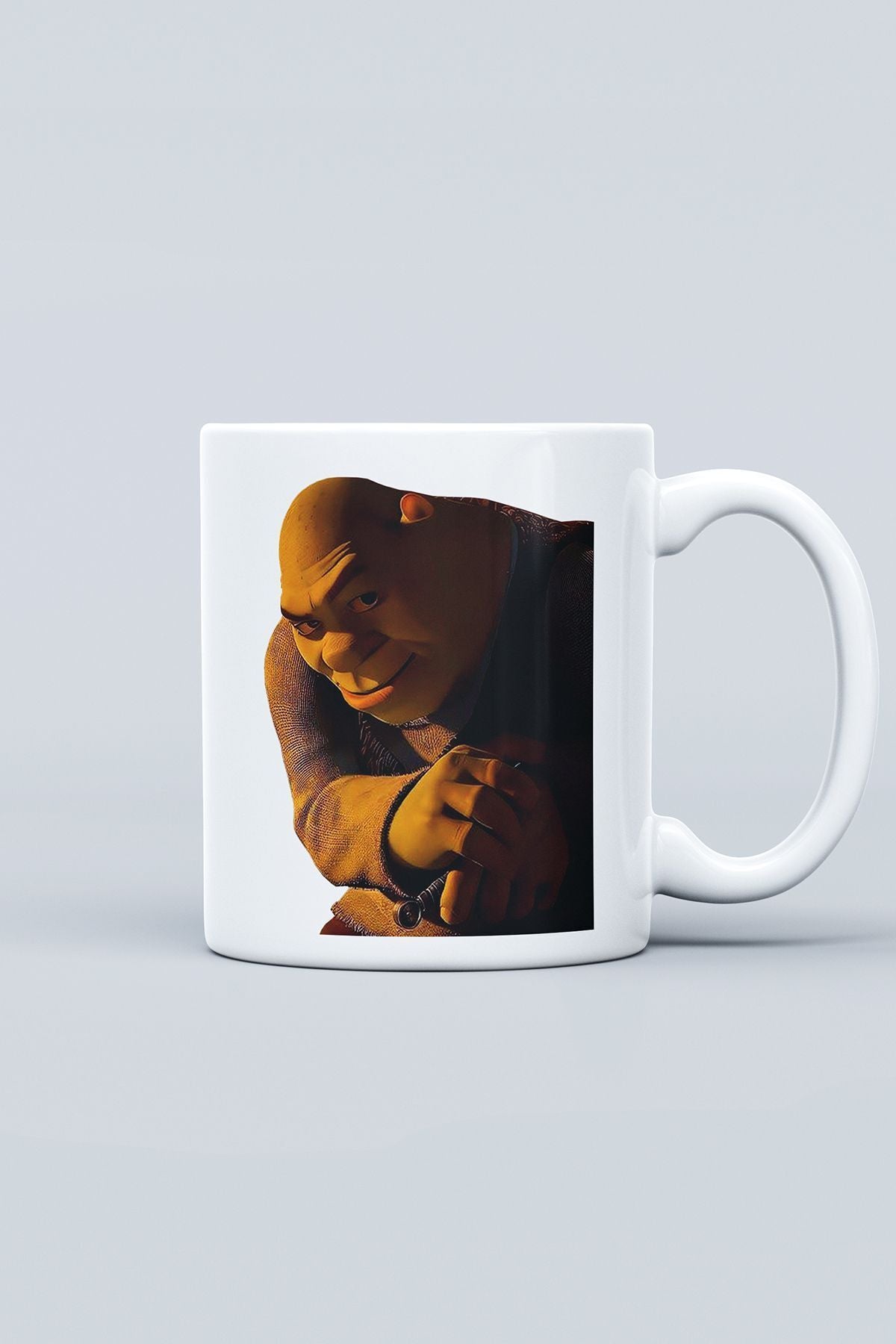 "Shrek rizz" Çizgi Karakter Baskılı Hediyelik Kupa Bardak