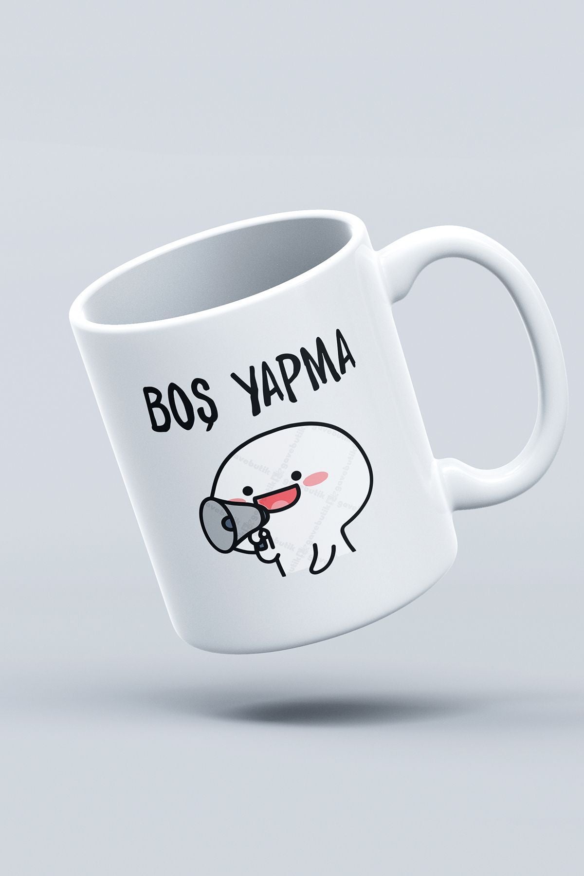 "boş Yapma" Baskılı Kupa Bardak - Sevgililer Günü Hediye