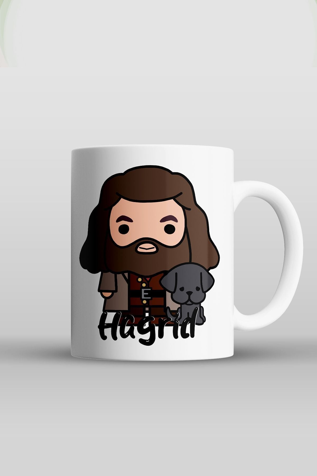 Öğretmenler Günü Hediyesi Hagrid Baskılı Kupa Bardak - Harry Potter