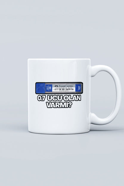 "0.7 Ucu Olan Varmı" Baskılı Kupa Bardak