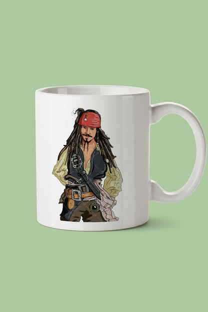 "jack Sparrow" Karayip Korsanları Baskılı Kupa Bardak - Sevgililer Günü Hediye