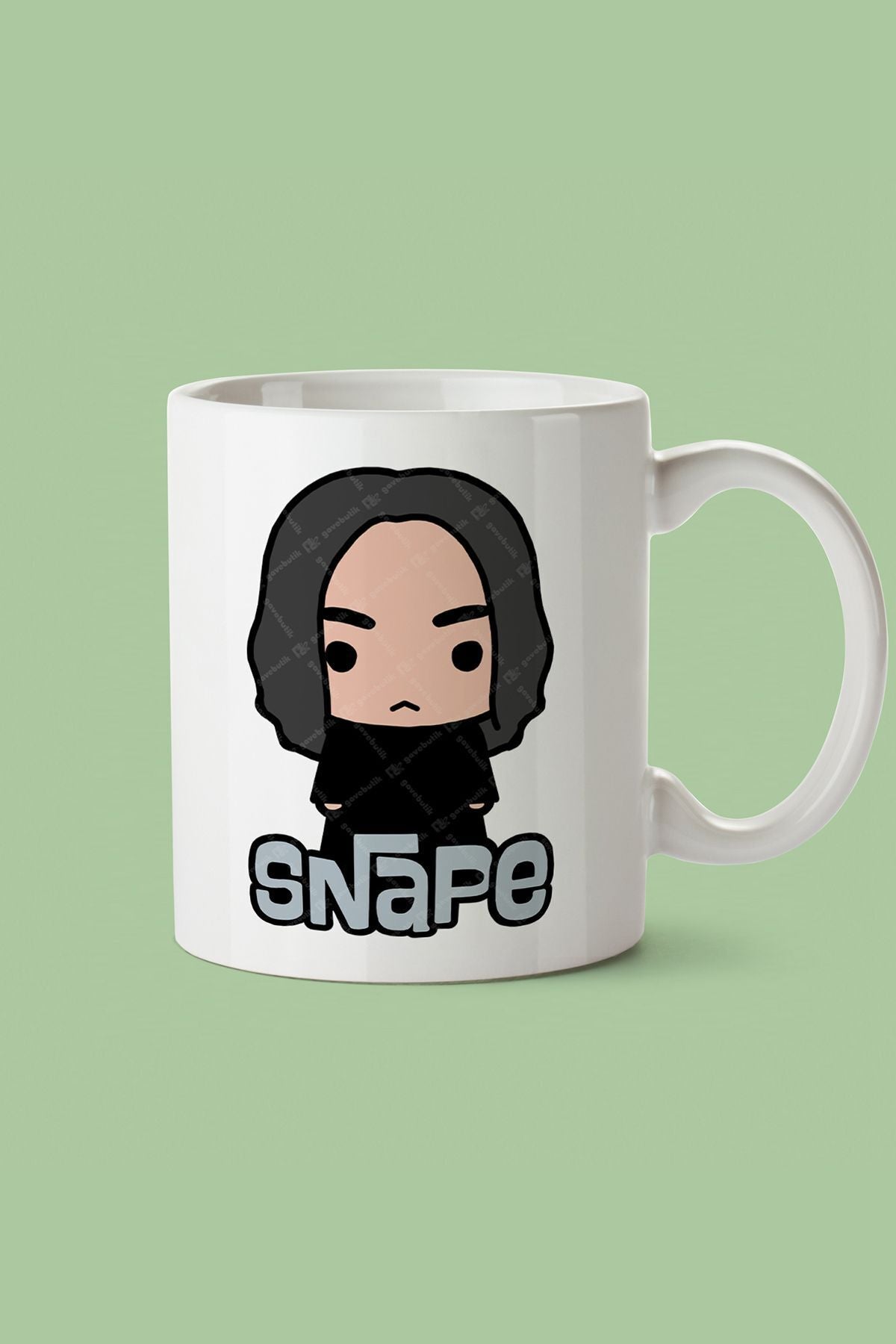 Öğretmenler Günü Hediyesi Snape Baskılı Kupa Bardak - Harry Potter