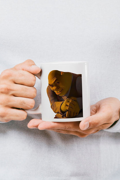 "Shrek rizz" Çizgi Karakter Baskılı Hediyelik Kupa Bardak