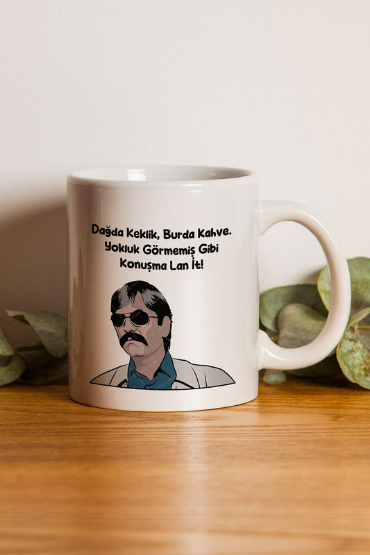 Kurtlar Vadisi Pala Repliği Baskılı Kupa Bardak - Sevgililer Günü Hediye
