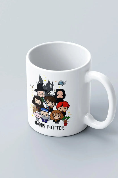 Yılbaşı Hediyesi Harry Potter Hogwarts Ve Tüm Karakterler Baskılı Kupa Bardak